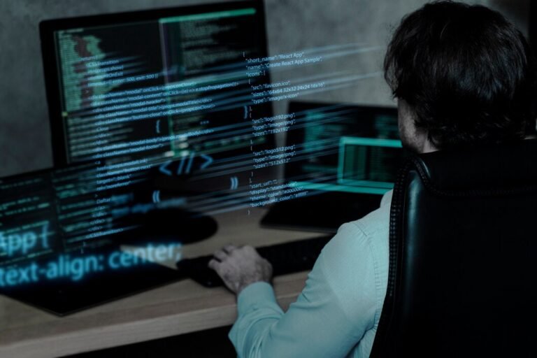 programming background with person working with codes computer 23 2150010120