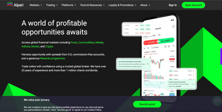alpari website picture