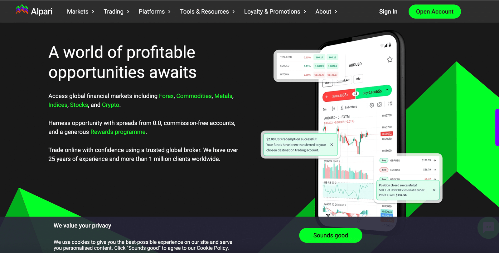 alpari website picture