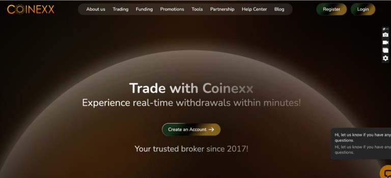 coinexx website